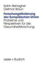 Forschungsfoerderung Der Europaischen Union