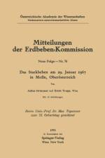 Das Starkbeben Am 29. Januar 1967 in Molln, Oberoesterreich af J Drimmel