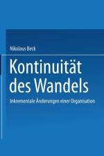Kontinuitat Des Wandels af Nikolaus Beck