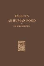 Insects as Human Food af F. S. Bodenheimer