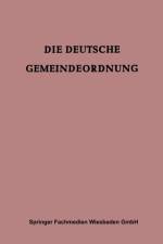 Die Deutsche Gemeindeordnung af Germany (Territory Under Allied Occupation 1945-1955 British Zone)