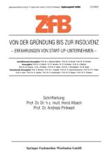 Von Der Grundung Bis Zur Insolvenz Erfahrungen Von Start-Up-Unternehmen