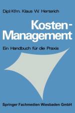 Kosten-Management af Klaus W Herterich