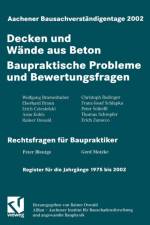Aachener Bausachverstandigentage 2002