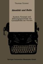 Identitat Und Rolle af Thomas Grosser