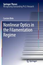 Nonlinear Optics in the Filamentation Regime af Carsten Bree