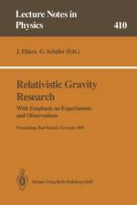 Relativistic Gravity Research