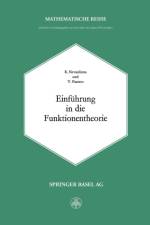 Einfuhrung in Die Funktionentheorie af R Nevanlinna
