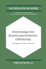 Anwendungen Der Linearen Parametrischen Optimierung af Klaus Lommatzsch