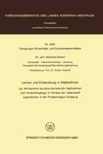 Lernen Und Entwicklung in Massnahmen af Manfred Eckert