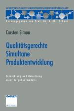 Qualitatsgerechte Simultane Produktentwicklung af Carsten Simon