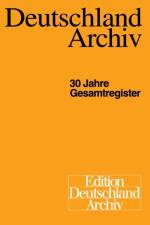 Deutschland Archiv af Hans-Georg Golz