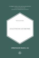 Analytische Geometrie af W Blaschke