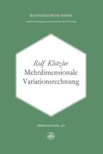 Mehrdimensionale Variationsrechnung af R Kloetzer