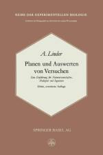 Planen Und Auswerten Von Versuchen af A Linder