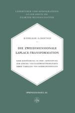 Die Zweidimensionale Laplace-Transformation af Doetsch