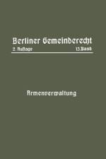 Armenverwaltung af Magistrat Von Berlin