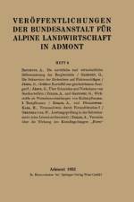 Veroeffentlichungen Der Bundesanstalt Fur Alpine Landwirtschaft in Admont