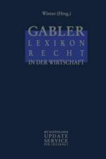Gabler Lexikon Recht in Der Wirtschaft