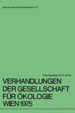 Verhandlungen der Gesellschaft fur OEkologie Wien 1975 af Ute Drescher-Kaden
