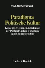 Paradigma Politische Kultur af Wolf Michael Iwand