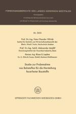 Studie Zur Probenahme Von Rohstoffen Fur Die Herstellung Feuerfester Baustoffe af Aleksander Majdic