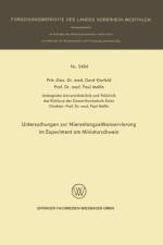 Untersuchungen Zur Nierenlangzeitkonservierung Im Experiment Am Miniaturschwein af Gerd Kierfeld
