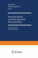 Kleines Woerterbuch Der Marxistisch-Leninistischen Philosophie af Alfred Kosing