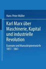 Karl Marx UEber Maschinerie, Kapital Und Industrielle Revolution