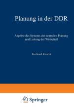Planung in Der Ddr af Gerhard Kracht
