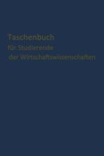 Taschenbuch Fur Studierende Der Wirtschaftswissenschaften af Koeln E Gutenberg