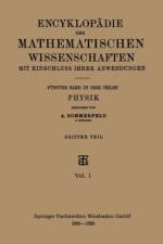 Encyklopadie der Mathematischen Wissenschaften mit Einschluss ihrer Anwendungen af A. Sommerfeld