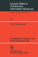 Modelling of Systems with Small Observation Sets af J.M. Maciejowski