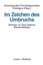 Im Zeichen Des Umbruchs af Soziologisches Forschungsinstitut Goettingen -- Sofi