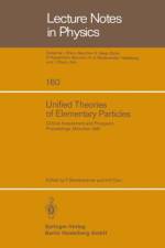 Unified Theories of Elementary Particles