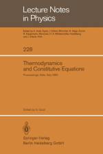 Thermodynamics and Constitutive Equations