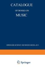 Catalogue of Books on Music af Martinus Nijhoff