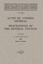 Actes du Conseil General / Proceedings of the General Council af A. Thompson