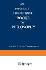 Important Collection of Books on Philosophy af Martinus Nijhoff