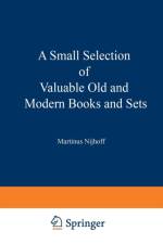 Small Selection of Valuable Old and Modern Books and Sets af Martinus Nijhoff