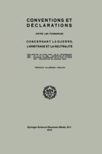 Conventions and Declarations af Martinus Nijhoff