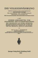 Unsere Lebensmittel Vom Standpunkt Der Vitaminforschung af Adolf Juckenack
