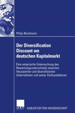 Diversification Discount Am Deutschen Kapitalmarkt af Philip Beckmann