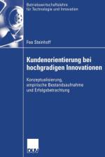 Kundenorientierung Bei Hochgradigen Innovationen af Fee Steinhoff