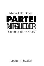 Parteimitglieder af Michael Th Greven