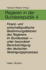 Regieren in Der Bundesrepublik IV