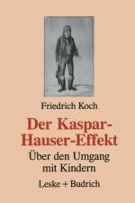 Der Kaspar-Hauser-Effekt af Friedrich Koch