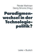 Paradigmenwechsel in Der Technologiepolitik?