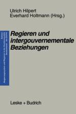Regieren Und Intergouvernementale Beziehungen