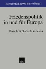 Friedenspolitik in Und Fur Europa